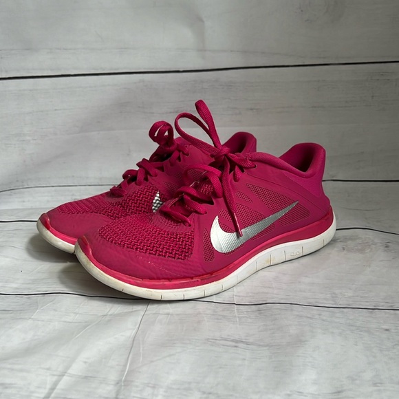 Nike Shoes - Women’s Nike Classic Free RN Training Running Shoes Size 7.5  Pink/Silve…